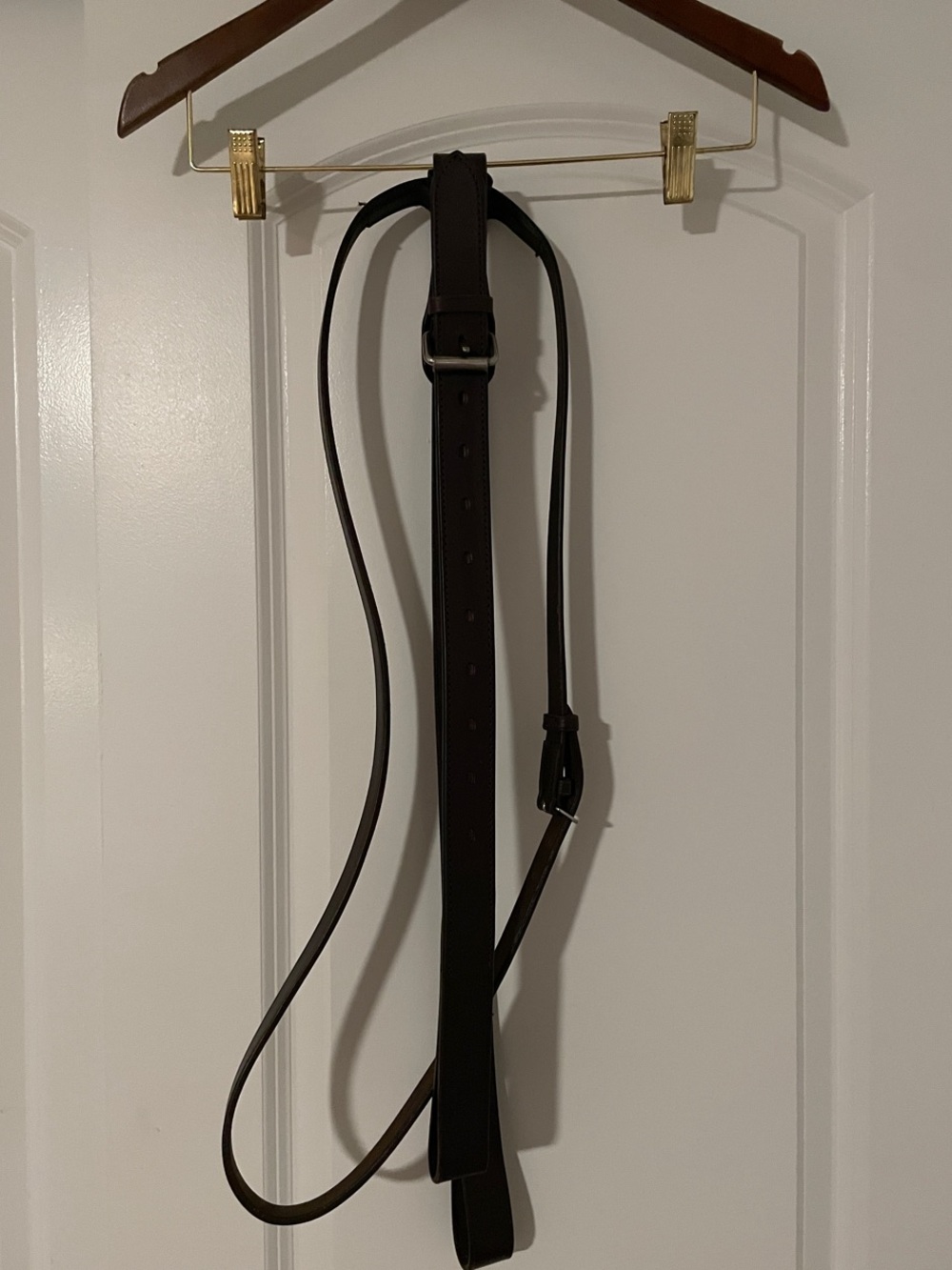 Draft Horse Havana Brown Harness Leather Standing Martingale